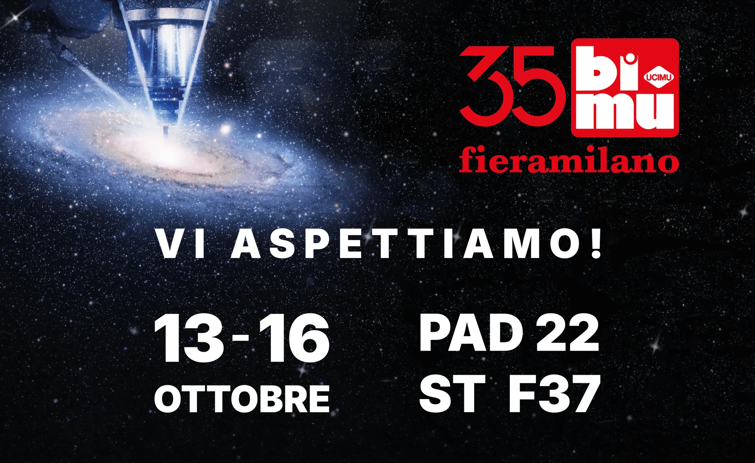Popup informativo partecipazione fiera bimu35